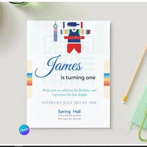First birthday invitation boy, Korean first birthday, dol, doljanchi, 돌잔치, 돌, Korean birthday, hanbok