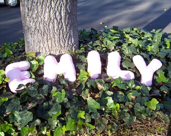 Soft Sculpture Names or Initials