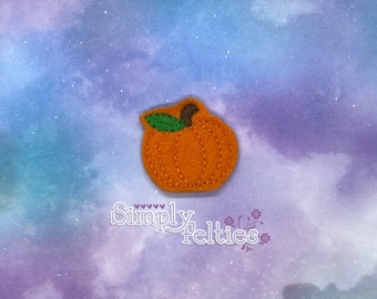 Fall Pumpkin Halloween Felties-Orange