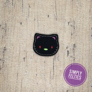 Zombie Cat Felties (Red) | Halloween Felties