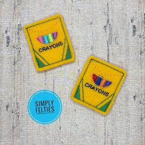 Crayon Box Felties | School Felties (YG)
