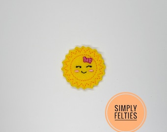 Summer Felties | Sunshine Felties | Sunshine Bow Felties