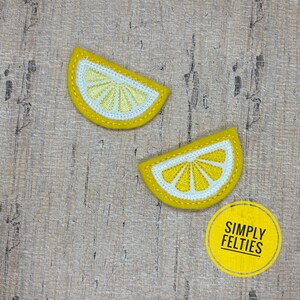Lemon Felties | Fruit Felties | Citrus Felties