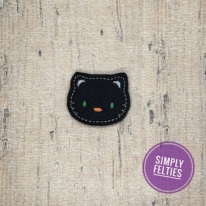 Zombie Cat Felties | Halloween Felties (Green)