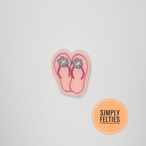 Flip Flop Felties-Light Pink