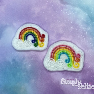 Rainbow Swirl Felties