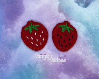 Red Strawberry Felties