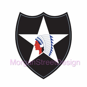 2nd Infantry Division Die Cut Vinyl Decal Sticker