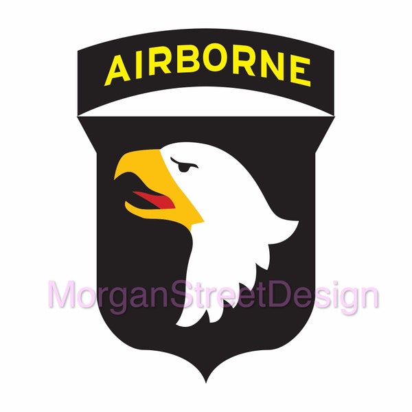101st Airborne Die Cut Vinyl Decal Sticker