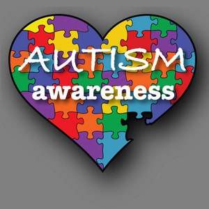 Autism Awareness Heart Car Truck Decal Sticker