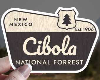 Cibola National Forest Park Vinyl Decal Stickers