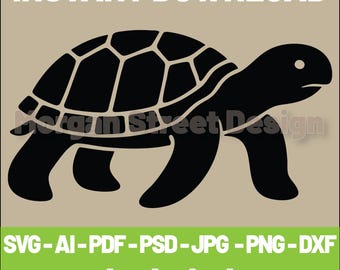 Sea Turtle SVG | PNG | JPG | Cricut & Silhouette Cutting File | Instant Download | Turtle03