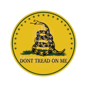Don’t Tread on Me Gadsden Flag Decal Sticker Car Truck