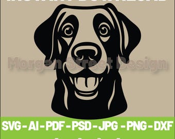 Labrador SVG | Dog PNG | Cricut & Silhouette Cutting File | Instant Download | Labrador11