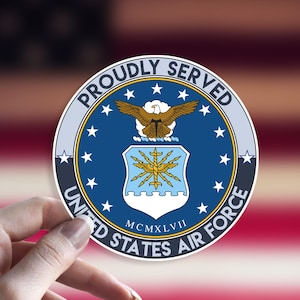 US Air Force Veteran Die Cut Vinyl Decal Sticker