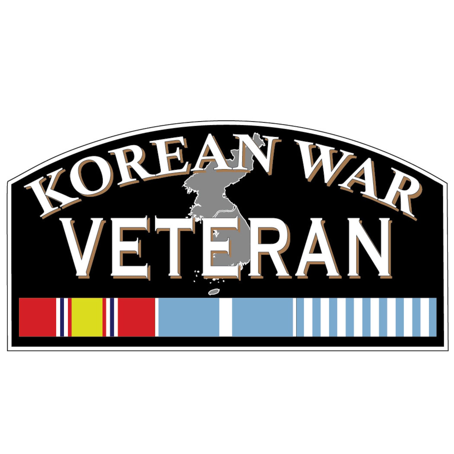 Korean War Veteran Die Cut Vinyl Decal Sticker Etsy