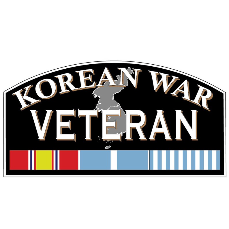 Korean War Veteran Die Cut Vinyl Decal Sticker - Etsy