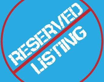 RESERVED LISTING for PAPATOCS Home Decal