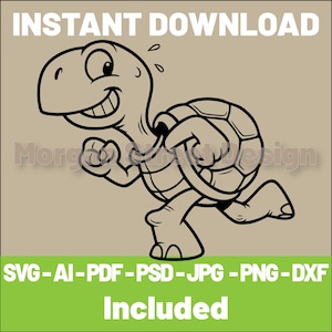 Sea Turtle SVG | PNG | JPG | Cricut & Silhouette Cutting File | Instant Download | Turtle06