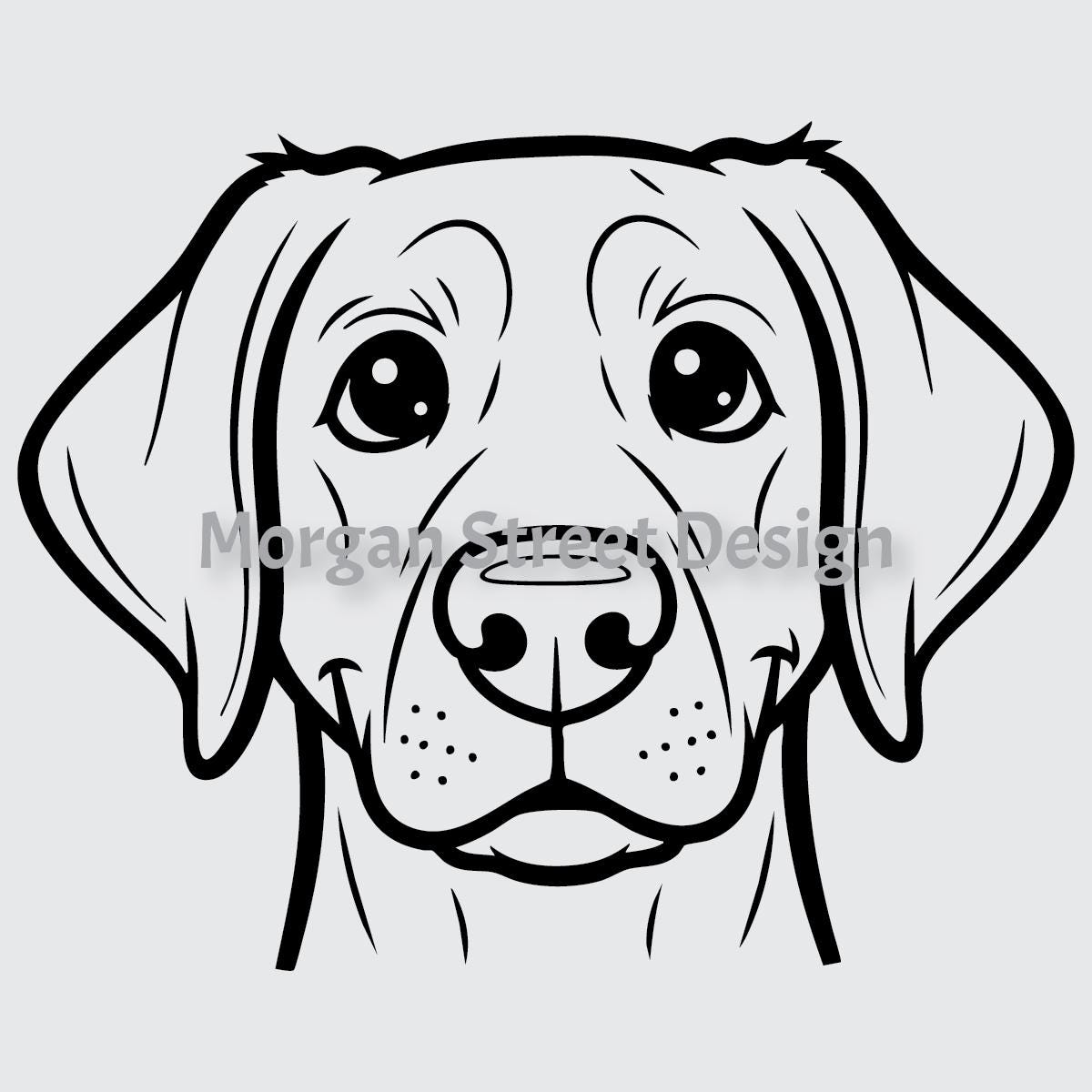 Labrador SVG | Dog PNG | Cricut & Silhouette Cutting File | Instant ...
