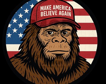 Bigfoot Decal: Funny Sasquatch Vinyl Sticker for Cars, Laptops