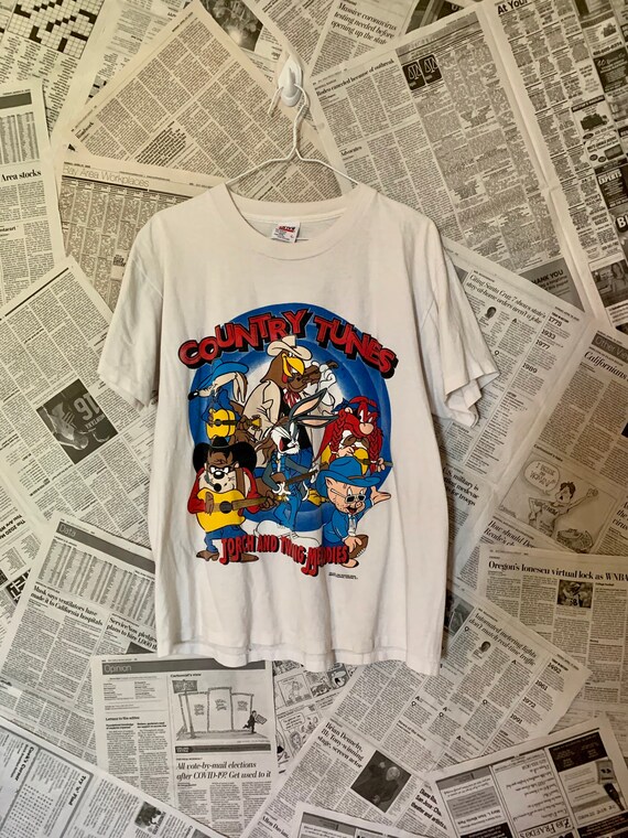 Vintage 90's Country Tunes Warner Brothers Looney