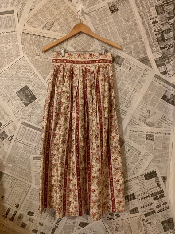 Vintage 80's Ralph Lauren Calico Flower Print Prai