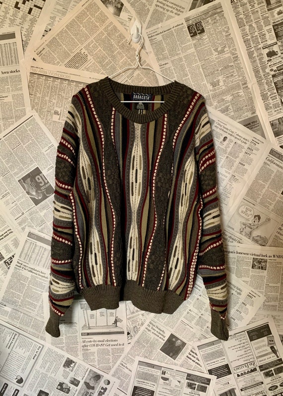 Vintage 90's Baracuta Original 3D Textured Biggie