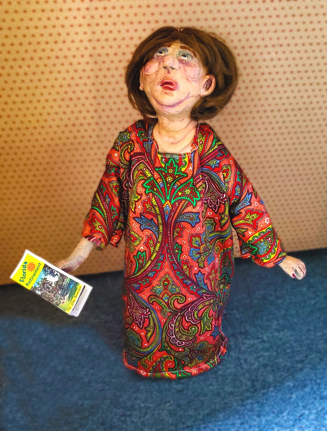Original Sculpted Doll Elderly Judy With Moomoo Kaftan and Etsy