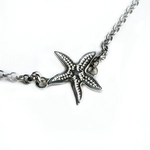 Star Fish Necklace Star Fish Starfish Necklace Starfish Star Fish Jewelry Beach Jewelry Silver Star Fish Necklace Tiny Star Fish