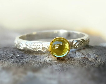 Peridot Ring, August Birthstone Ring, Peridot Verlobungsring