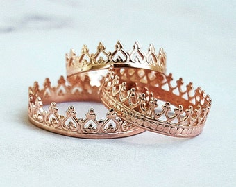 princess crown ring etsy
