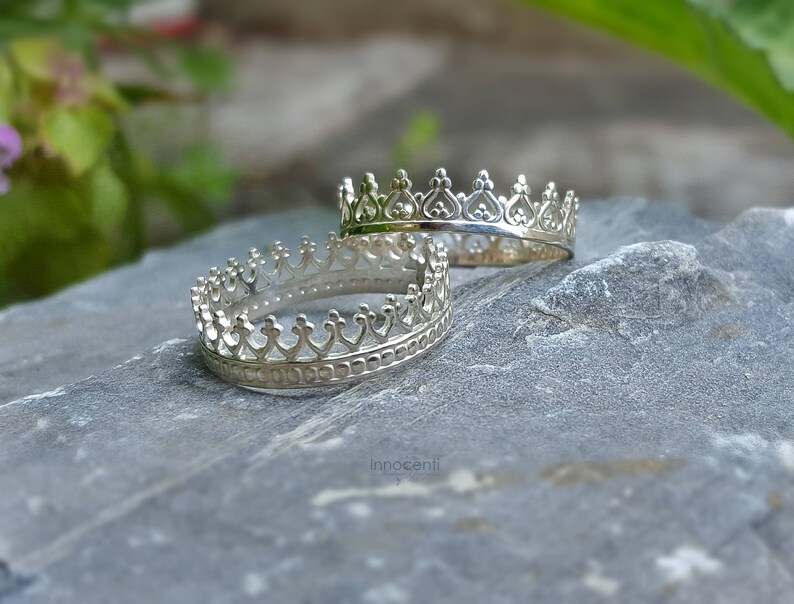 Crown Ring, Crown Ring Rose Gold, Tiara Ring, Princess Ring, Crown Minimalist Ring, Midi Ring, Princess Crown Ring, Bridesmaids Ring image 7