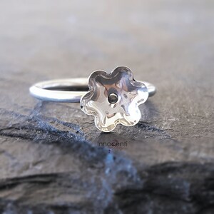 Flower Ring Sunflower Ring Daisy Ring Botanical Jewelry Nature Ring Sterling Silver Ring