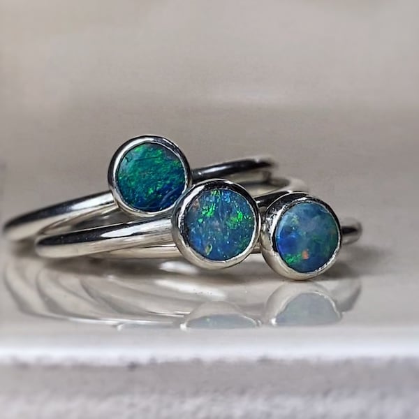 Australian Opal Ring - Etsy