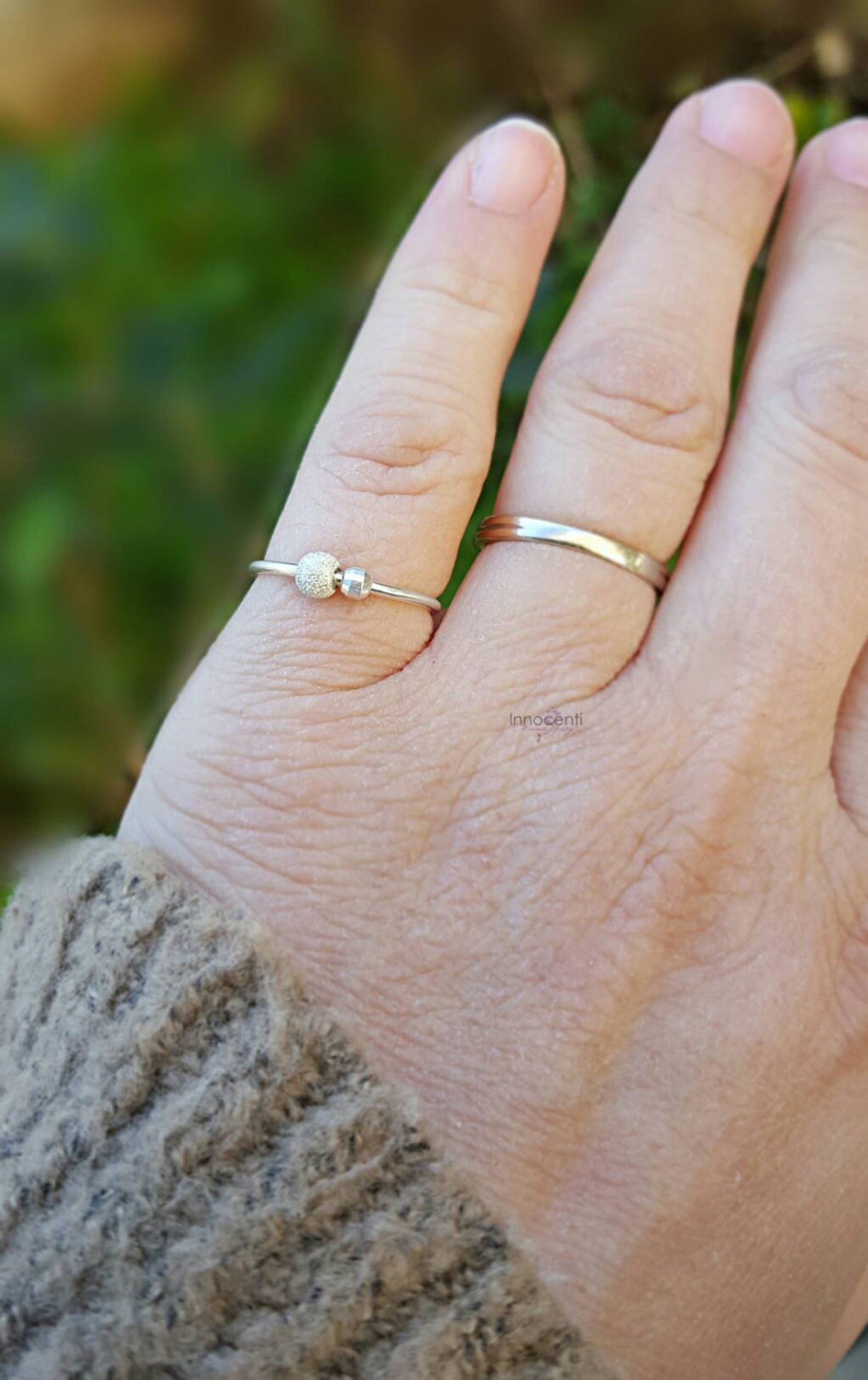 Fidget Ring Worry Ring Anxiety Ring Meditation Ring Spinner Etsy