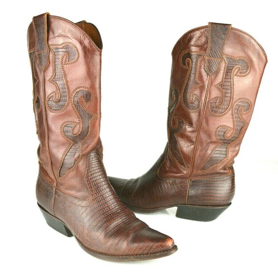 nine west cowboy western boots