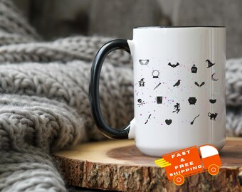 Witch Coffee Mug, Halloween Coffee Cup, Spooky Halloween mug, Funny Halloween Mug, Fall Mug, Halloween Coffee Mug, Halloween Tea Cup