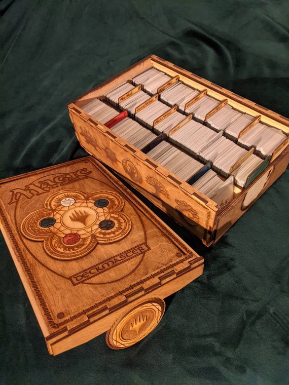 Magic the Gathering Card Storage Box. Etsy