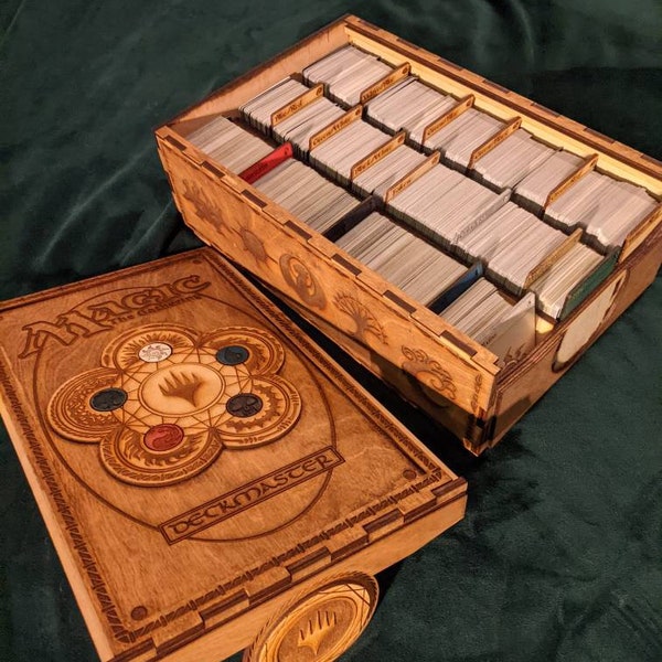 Buy Laser Cut Magic the Gathering Deck Box Svg Online In India Etsy India