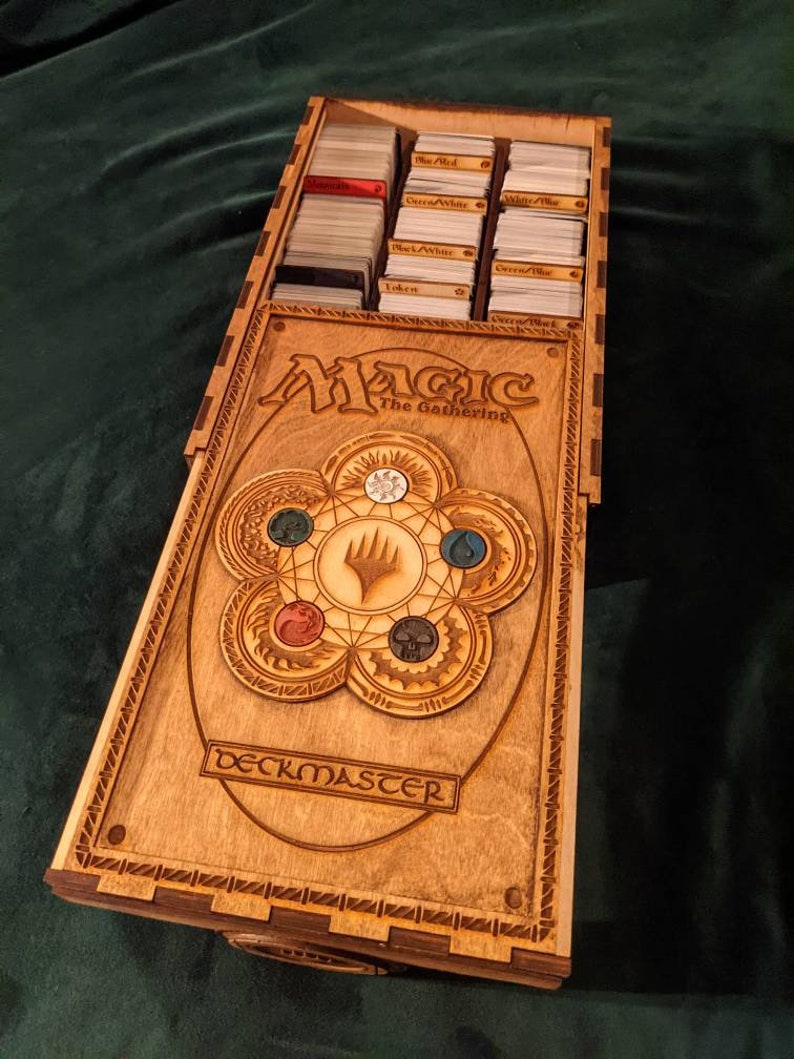 Magic the Gathering Card Storage Box. Etsy