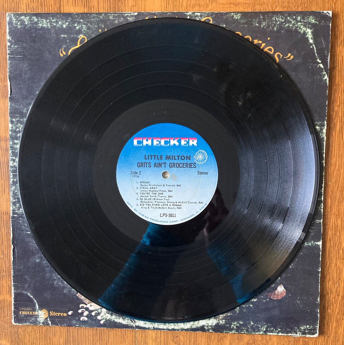 Little Milton grits Aint Groceries 1969. Vintage Vinyl Record Album