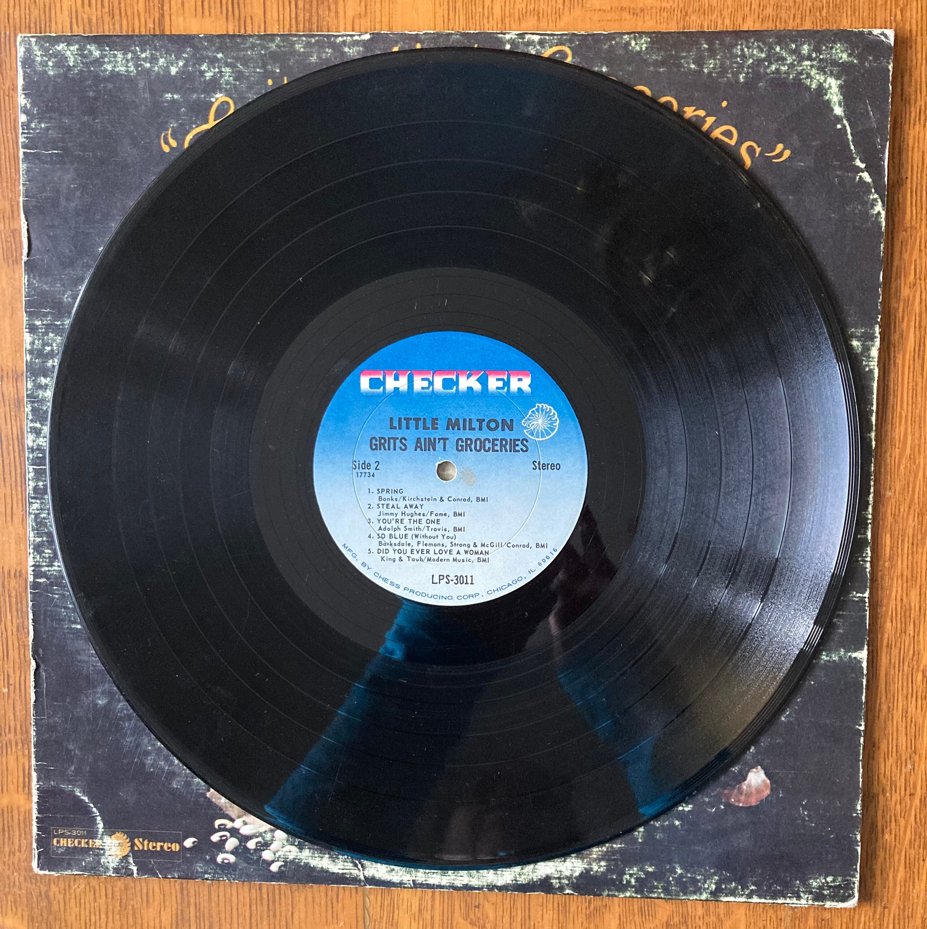 Little Milton grits Aint Groceries 1969. Vintage Vinyl Record Album