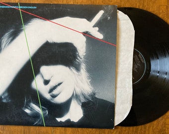 Marianne Faithfull Broken English 1979. Critically acclaimed! Collectable. Good playable condition. B&W cover photos are spellbinding!