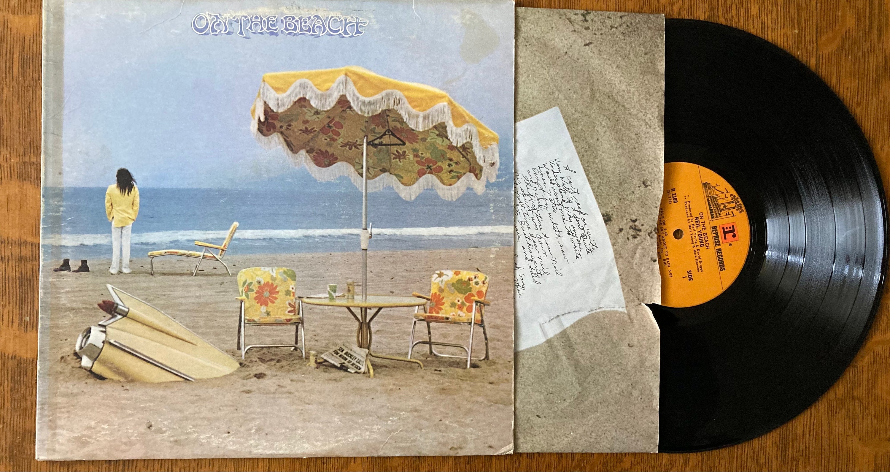 Neil Young On The Beach
