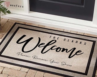 Please Remove Your Shoes Doormat  Welcome Home Entrance Floor Rug Mat Carpet RS