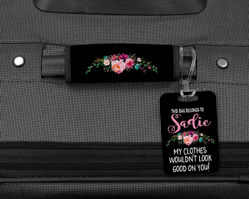 Funny Luggage Tag Custom Luggage Tags Luggage Handle Wrap Etsy