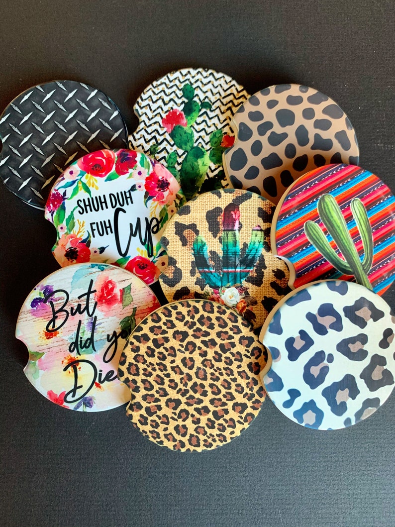 Car Coasters Set of 2 MCAR001 Etsy