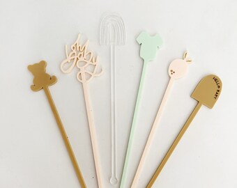 Baby Shower Stir Stick Set