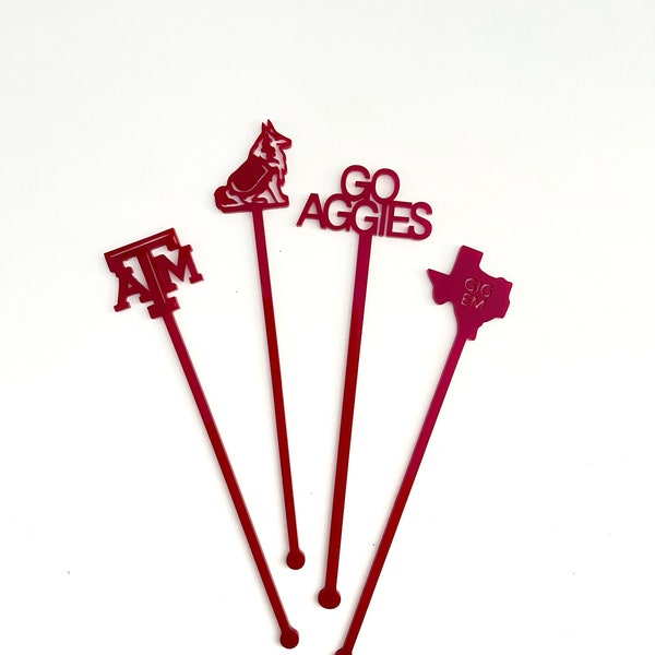 Texas A&M Stir Stick Set